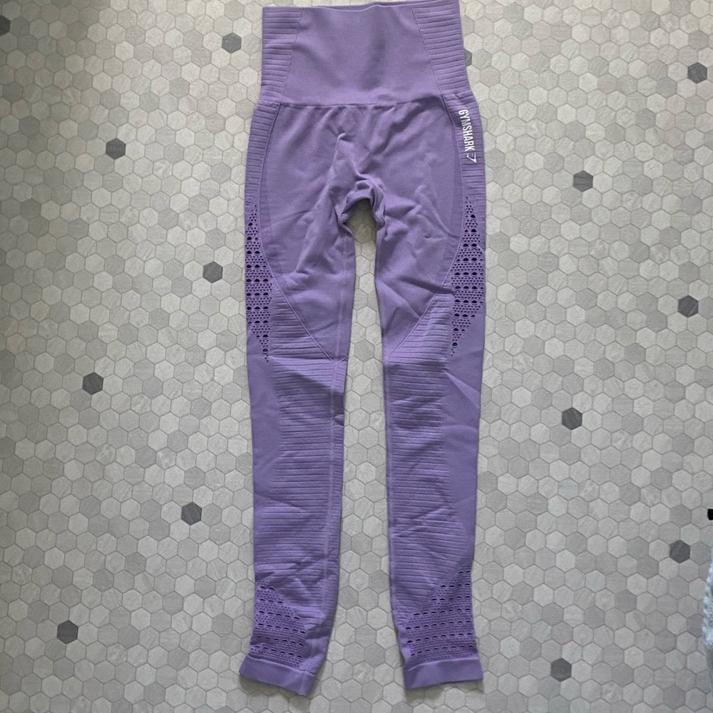 High Waisted Light Purple Gymshark Leggings